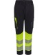 Pantalón de mujer alta visibilidad stretch, reciclado y cinta segmentada 303032SW. Velilla3