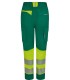 Pantalón de mujer alta visibilidad stretch, reciclado y cinta segmentada 303032SW. Velilla6