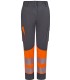 Pantalón de mujer alta visibilidad stretch, reciclado y cinta segmentada 303032SW. Velilla7