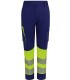 Pantalón de mujer alta visibilidad stretch, reciclado y cinta segmentada 303032SW. Velilla11