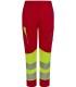 Pantalón de mujer alta visibilidad stretch, reciclado y cinta segmentada 303032SW. Velilla13