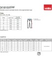 Pantalón de mujer alta visibilidad stretch, reciclado y cinta segmentada 303032SW. Velilla19