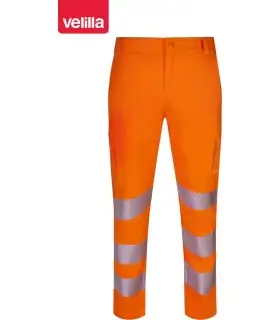 Pantalón de alta visibilidad stretch, reciclado y cinta segmentada 303031S. Velilla1