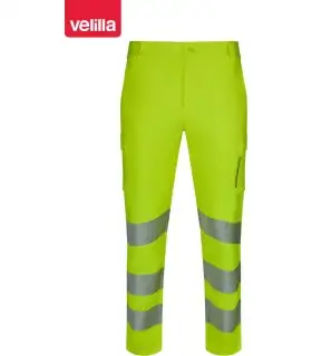 Pantalón de alta visibilidad stretch, reciclado y cinta segmentada 303031S. Velilla3