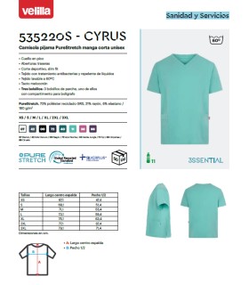 Casaca unisex PureStretch Essential 535220S-CYRUS. Velilla17