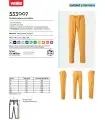 Pantalón sanitario unisex de microfibra 533007. Velilla589