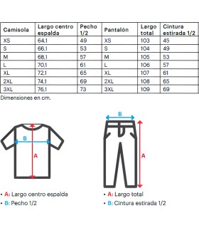 Pijama sanitario de casaca + pantalón 800. Velilla5