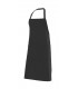 Delantal con peto 404204 unisex. Con bolsillo. Velilla negro