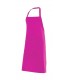 Delantal con peto 404204 unisex. Con bolsillo. Velilla fucsia