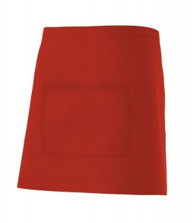 Delantal corto 404201 unisex. Con bolsillo. Velilla 11