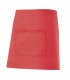 Delantal corto 404201 unisex. Con bolsillo. Velilla 19