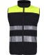 Chaleco reflectante con tejido Workshell C2921. Workteam1