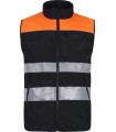 Chaleco reflectante con tejido Workshell C2921. Workteam2