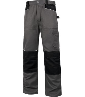 Pantalón de triple costura, refuerzo en culera y porta rodilleras WF1052. Workteam2