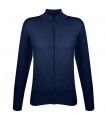 Chaqueta GORDON WOMEN 00550 de punto con cremallera. SOLS